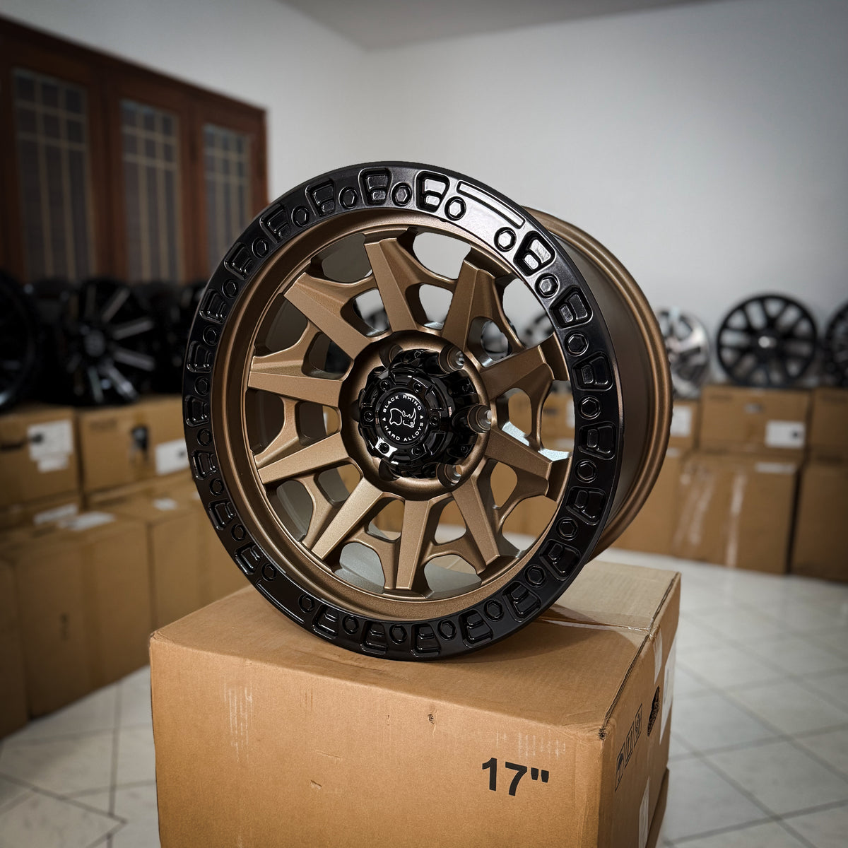 LLANTAS ARO 17X9 PCD 6X139.7(6X5.5) ET: -12 (4 UNIDADES) MODELO: JT127