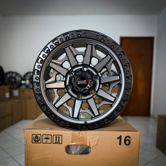 LLANTAS ARO 16X8 PCD 6X139.7(6X5.5) ET: -12 (4 UNIDADES) MODELO: 261C